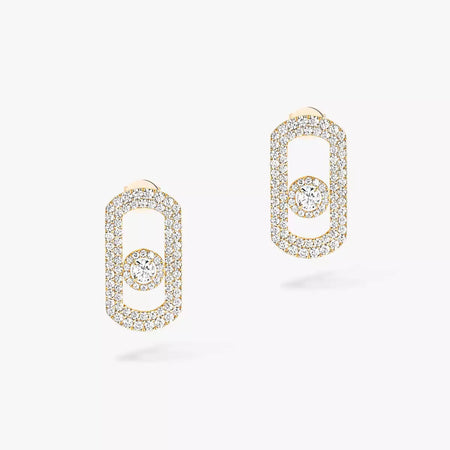 [Camiery]So Move Pave_-Set Diamond Earrings in Silver