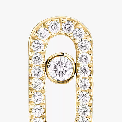 [Camiery]Move Uno Diamond Earrings