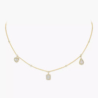 [Camiery]My Twin Diamond Necklace in Silver
