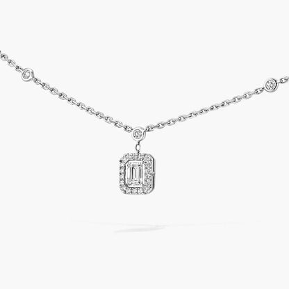 [Camiery]My Twin Diamond Necklace in Silver