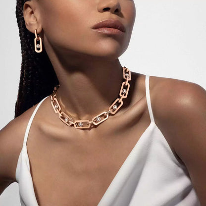 [Camiery] So Move XL Diamond Hoop Earring
