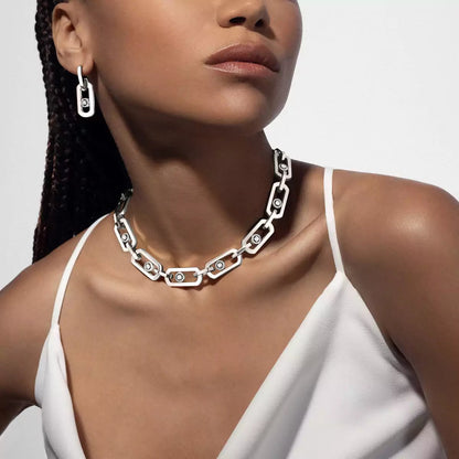 [Camiery] So Move XL Diamond Hoop Earring