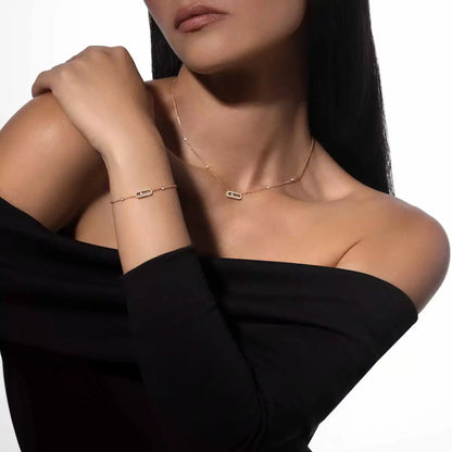 [Camiery]Move Uno Diamond Bracelet