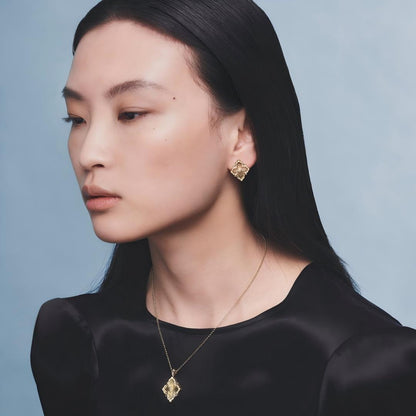 [Camiery JEWELRY] OPERA TULLE ENAMEL NECKLACE