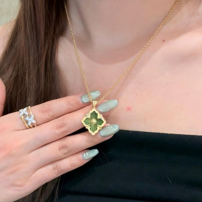 [Camiery JEWELRY] OPERA TULLE ENAMEL NECKLACE