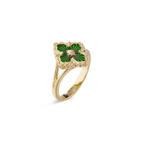 [Camiery JEWELRY] OPERA TULLE  RING WITH  ENAMEL BACKGROUND
