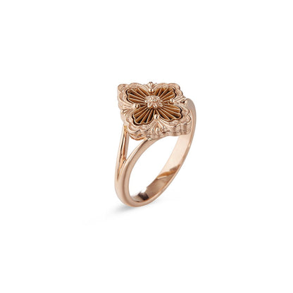 [Camiery JEWELRY] OPERA TULLE  RING WITH  ENAMEL BACKGROUND