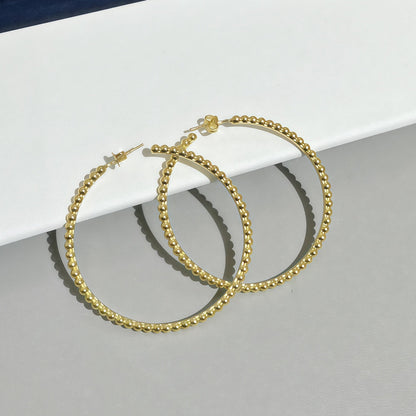 [Camiery] SMOOTH BEAD STUD EARRINGS