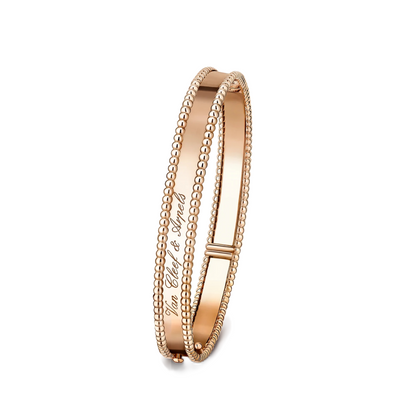 [Camiery]CLOVER PERLEE BRACELET SIGNATURE ENGRAVING SERIES