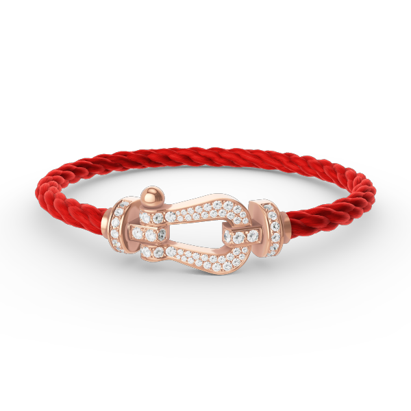 [Camiery]FORCE LARGE HORSESHOE FULL DIAMOND BRACELET ROSE GOLD