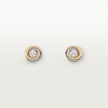 [Camiery] TRINITY STUD DIAMOND EARRINGS