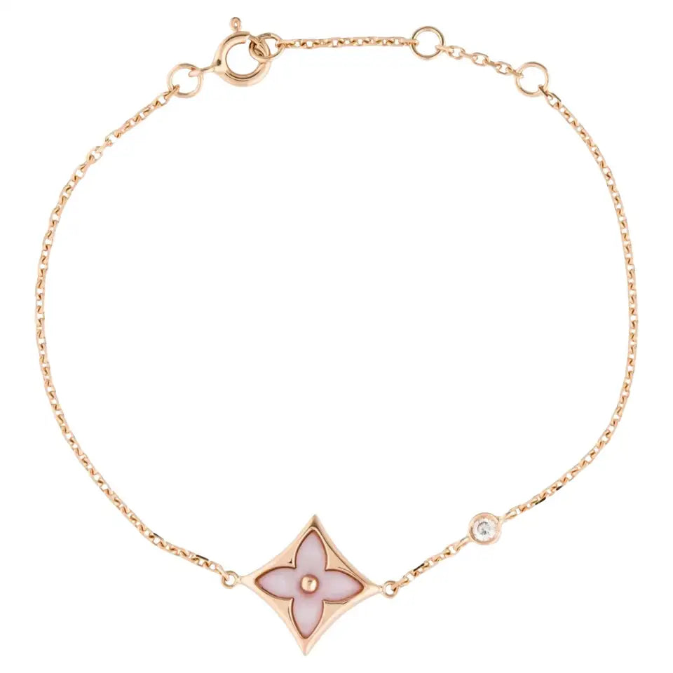 [Camiery]STAR 1 DIAMOND PINK GOLD BRACELET