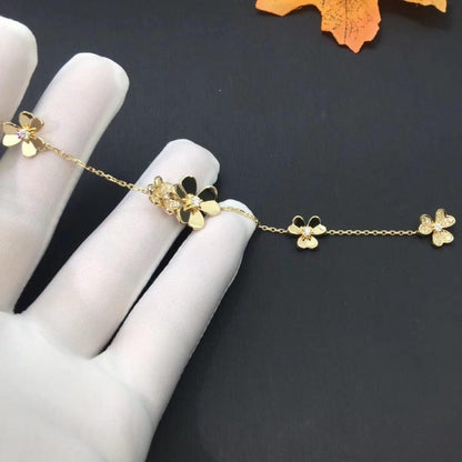[Camiery]FRIVOLE GOLD 5 FLOWERS BRACELET