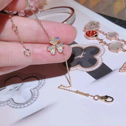 [Camiery]FRIVOLE GOLD FLOWER DIAMOND BRACELET