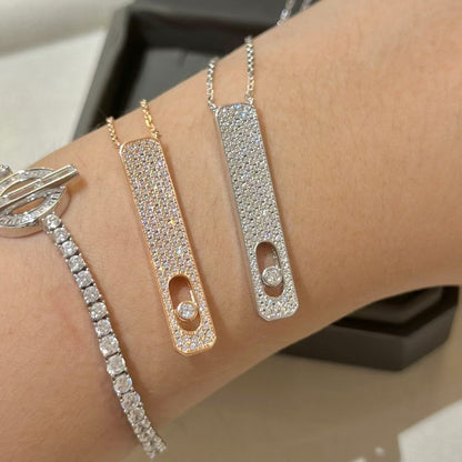 [Camiery]MY FIRST DIAMOND PAVED NECKLACE