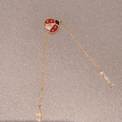 [Camiery]LUCKY SPRING 1 MOTIF PINK GOLD BRACELET