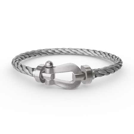 [Camiery]FORCE LARGE HORSESHOE NO DIAMOND BRACELET SILVER