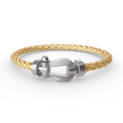 [Camiery]FORCE LARGE HORSESHOE NO DIAMOND BRACELET SILVER