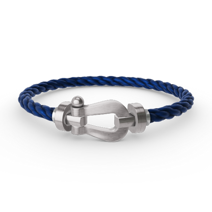 [Camiery]FORCE LARGE HORSESHOE NO DIAMOND BRACELET SILVER