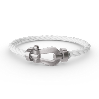 [Camiery]FORCE LARGE HORSESHOE NO DIAMOND BRACELET SILVER